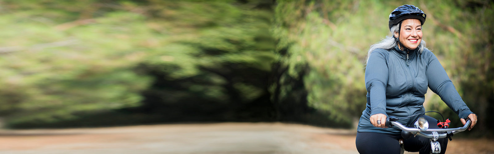 woman on bike