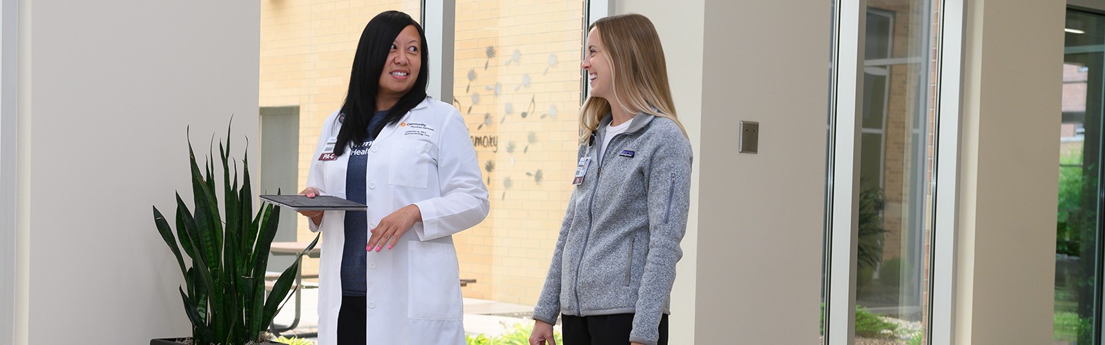 Physician assistant and colleague