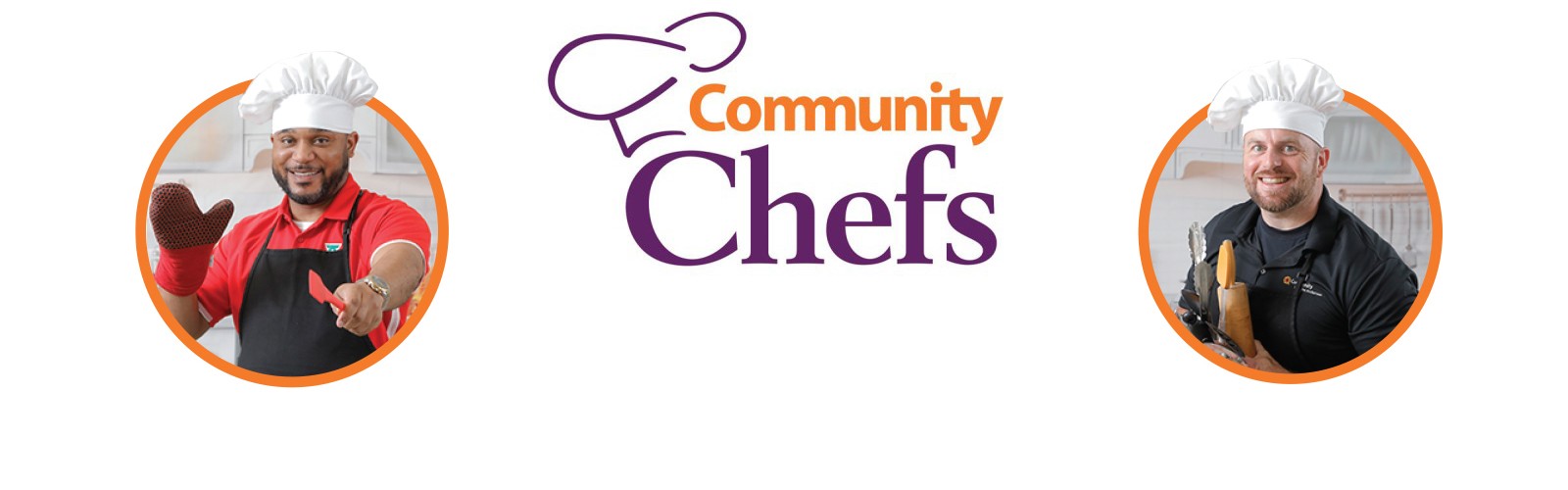 Community Chefs logo and chefs