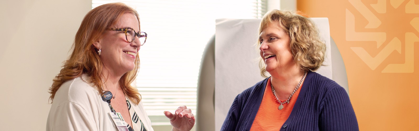 Dr. Helsel with a primary care patient