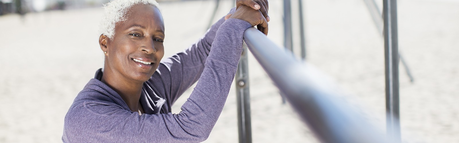 Mature woman at the beach
