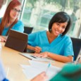 Medical professionals in conference room