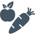 apple and carrot icon