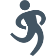 Contoured body icon