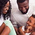 Happy, healthy family