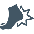 Ankle pain icon