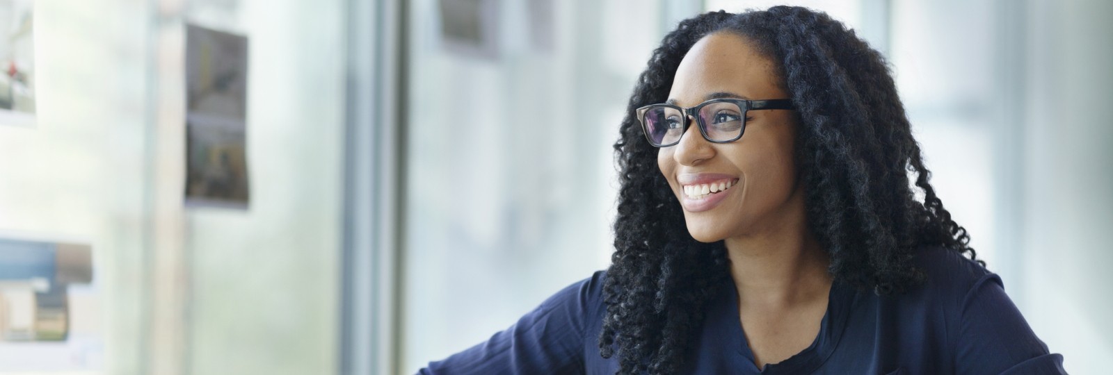 Happy professional woman