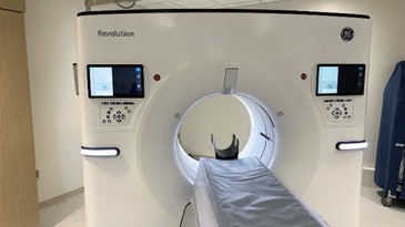 GE Revolution CT scanner