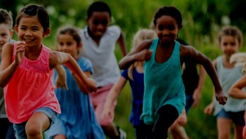 Group of kids playing outside