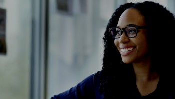 Happy professional woman