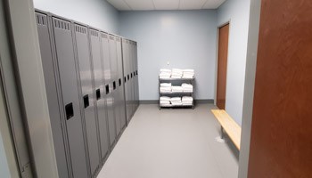 Women's locker room