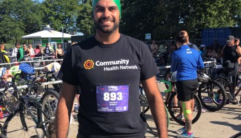 Dr. Mohammadi at Chicago Triathlon