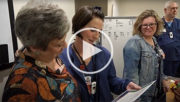 Jan Thanks ICU Caregivers