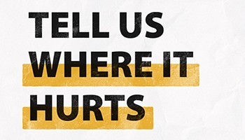 Tell Us Where It Hurts logo