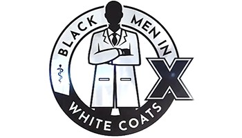 Black Men in White Coats logo