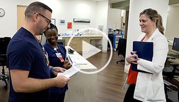 Caregivers on the CHVH Observation Unit