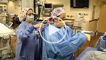 Certified surgical tech and RN working in the heart hospital OR