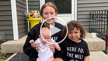 Natalie and her children