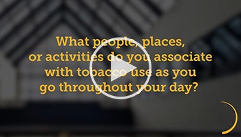 Nicotine triggers and distraction video