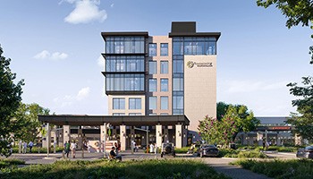 Westfield east elevation rendering