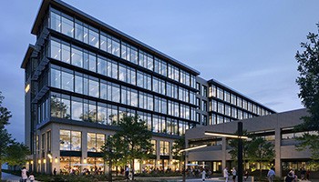 Westfield healing garden and courtyard rendering