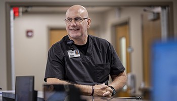 Derrick, senior patient care tech