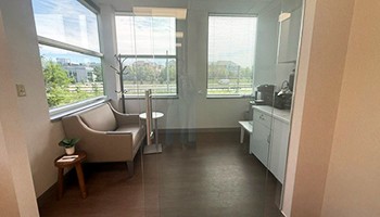 Reception area of Community Health Network Executive Physical clinic